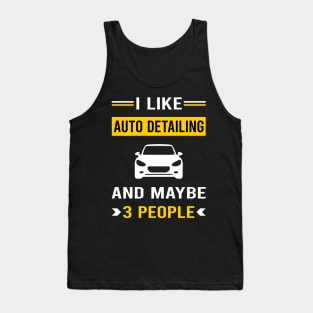 3 People Auto Detailing Car Detail Detailer Tank Top